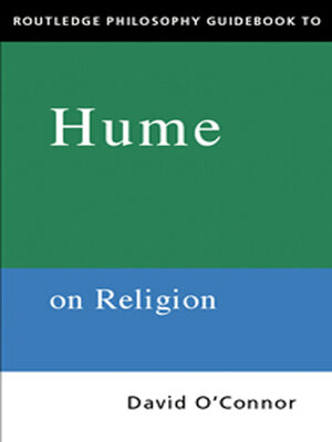 cover image of Routledge Philosophy GuideBook to Hume on Religion